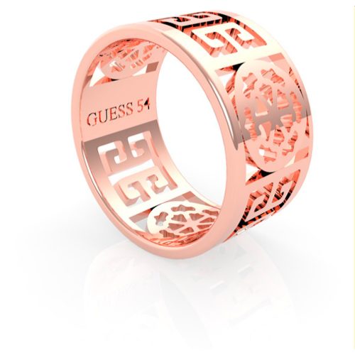 Γυναικείο Δαχτυλίδι Guess Steel UBR29034-56 Ροζ Χρυσό