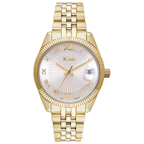 Γυναικείο ρολόι JCou JU17031-9 Χρυσό Μπρασελέ