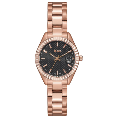 Γυναικείο ρολόι JCou JU18035-1 Ροζ Χρυσό Μπρασελέ