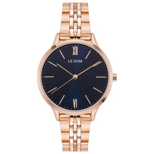 Γυναικείο ρολόι Le Dom LD1275-7 Ροζ Χρυσό Μπρασελέ