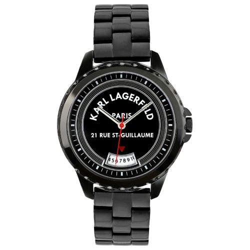 Γυναικείο Ρολόι Karl Lagerfeld 5552731 Μαύρο Μπρασελέ