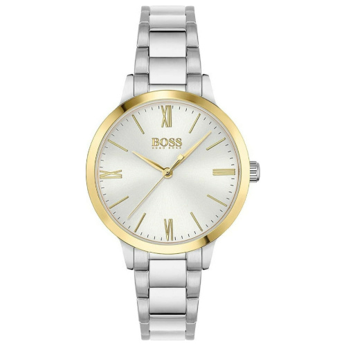 Γυναικείο ρολόι Hugo Boss 1502581 Δίχρωμο Μπρασελέ