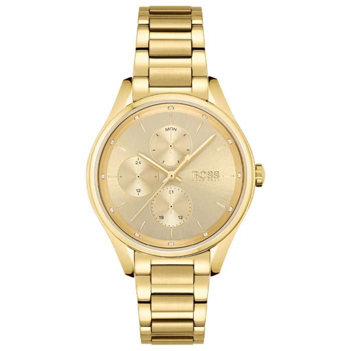 Γυναικείο ρολόι Hugo Boss 1502584 Χρυσό Μπρασελέ