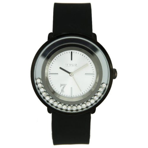 Γυναικείο Ρολόι Loisir 11L07-00268 Μαύρο Λουράκι