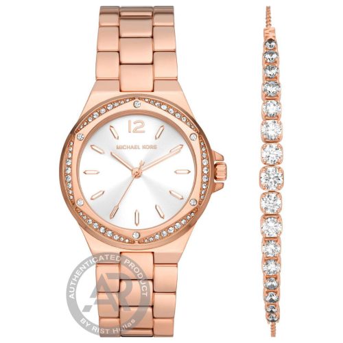 Γυναικείο ρολόι Michael Kors Lennox Set MK1053SET Ροζ Χρυσό