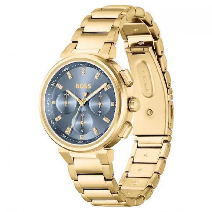 Γυναικείο ρολόι Hugo Boss 1502677 χρυσό μπρασελέ