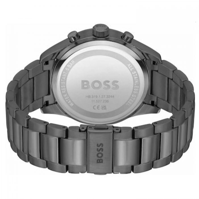 Ανδρικό ρολόι Hugo Boss 1513991 Ανθρακί Μπρασελέ
