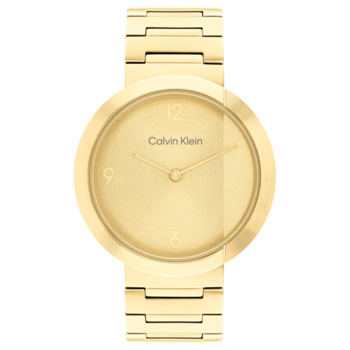 Γυναικείο Ρολόι Calvin Klein 25200290 Χρυσό Μπρασελέ